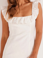 Eveda Frill Mini Dress