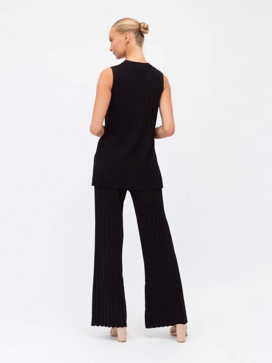 Zuri Knit Pant Black