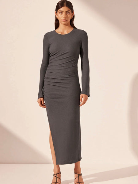 Beau Gathered Midi Dress