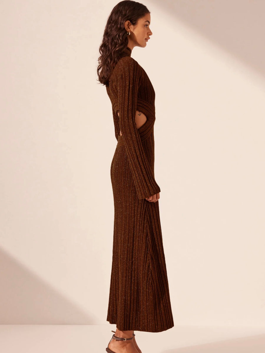 Kamari Cut Out Midi Dress
