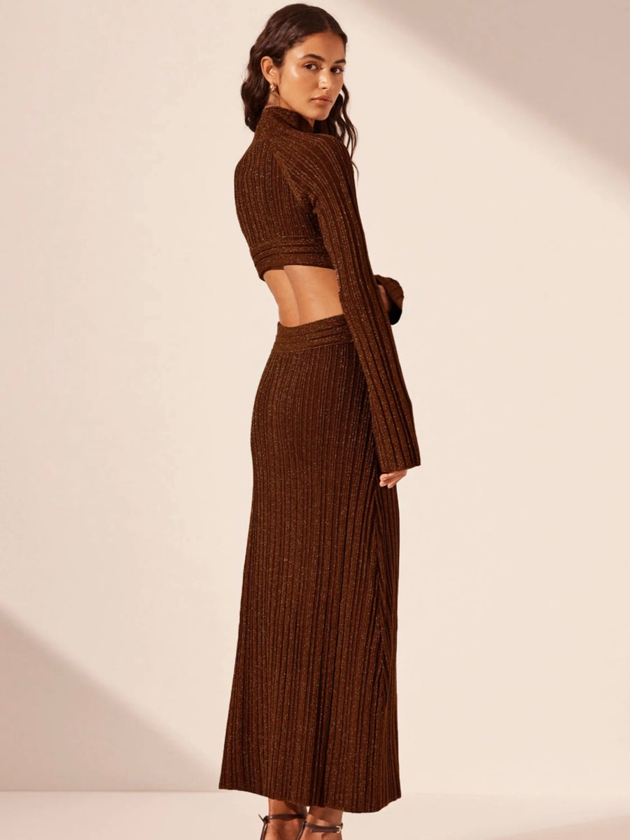 Kamari Cut Out Midi Dress