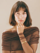 Dylan Bangle Gold -  Plain