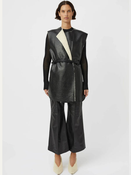 Oswald  Reversible Shearling Vest