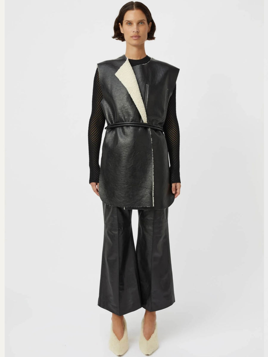 Oswald  Reversible Shearling Vest