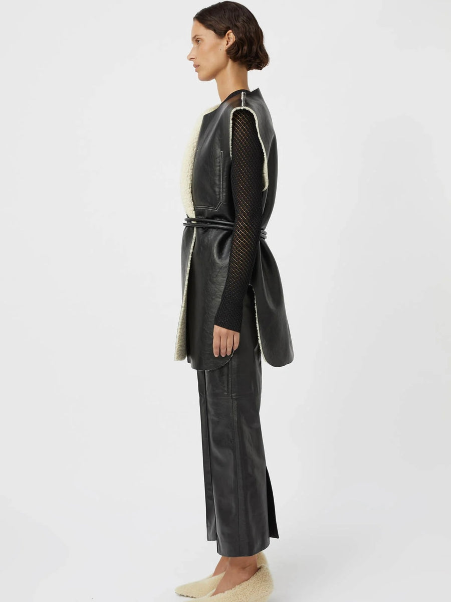 Oswald  Reversible Shearling Vest