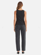 Kendall Monogram Tank Black