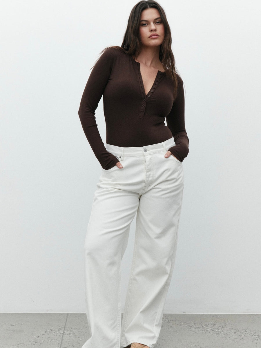 Lara Bodysuit Chocolate