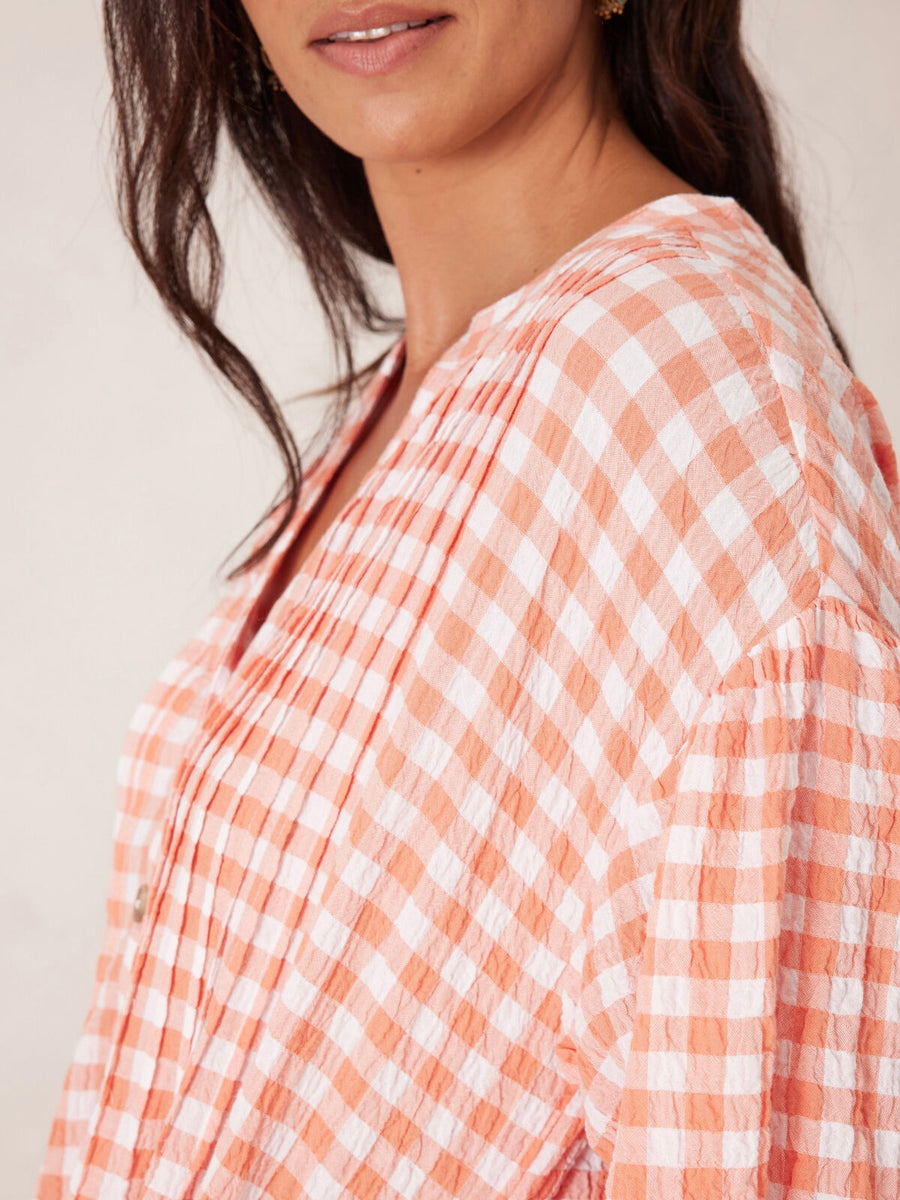 Crinkle Midi Dress