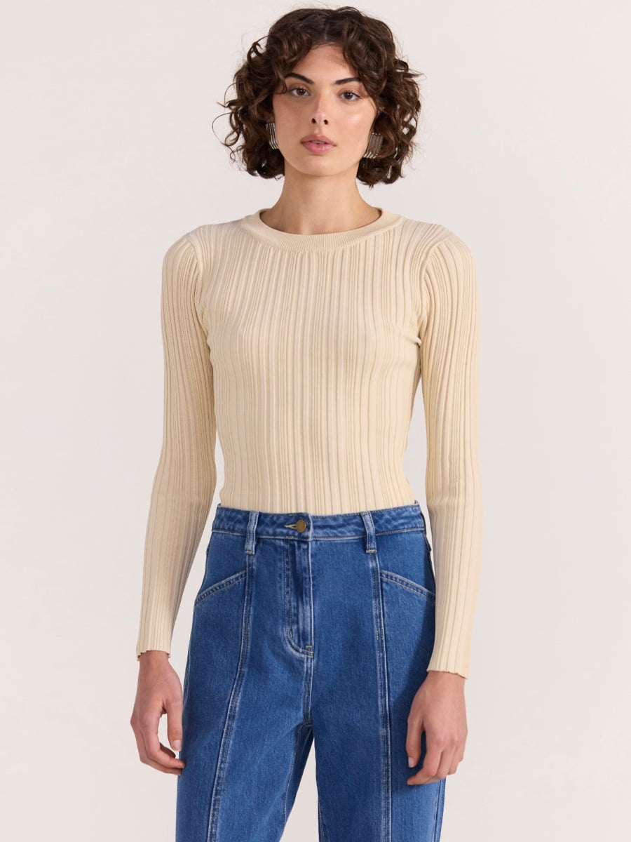Kyra Rib Knit Top