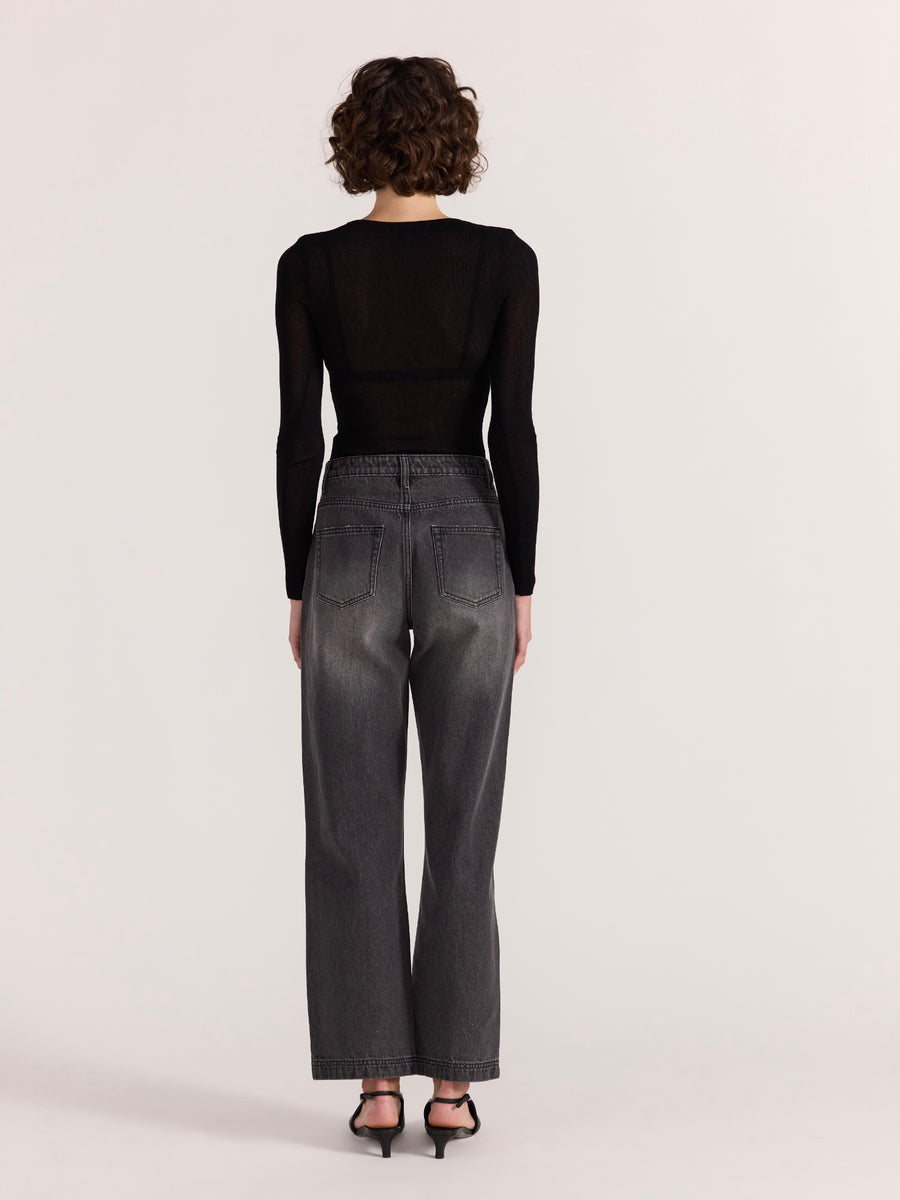 Asta Sheer Knit Top
