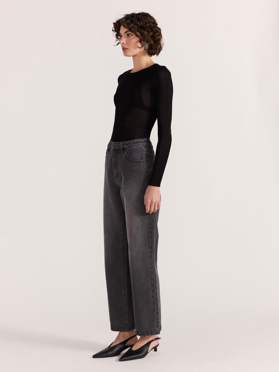 Asta Sheer Knit Top