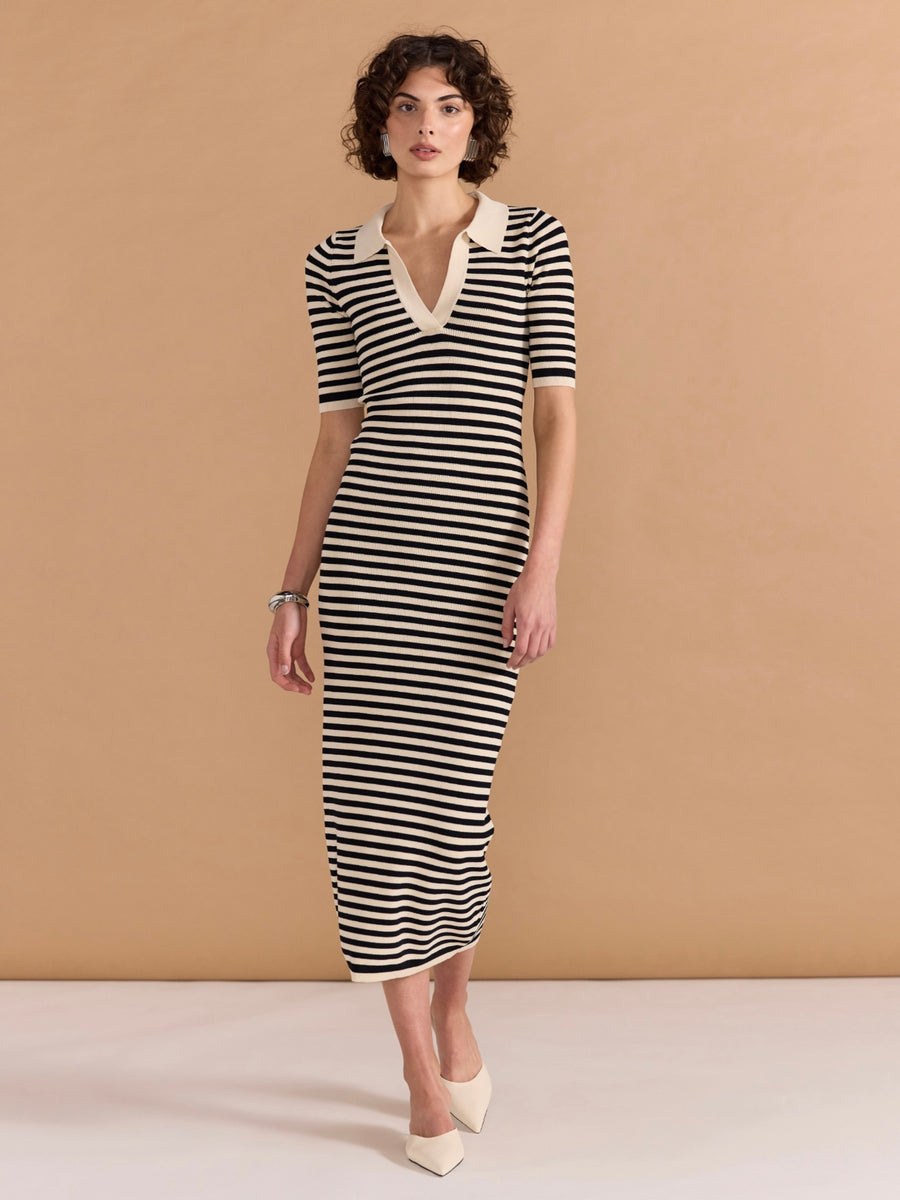 Lana Stripe Knit Dress