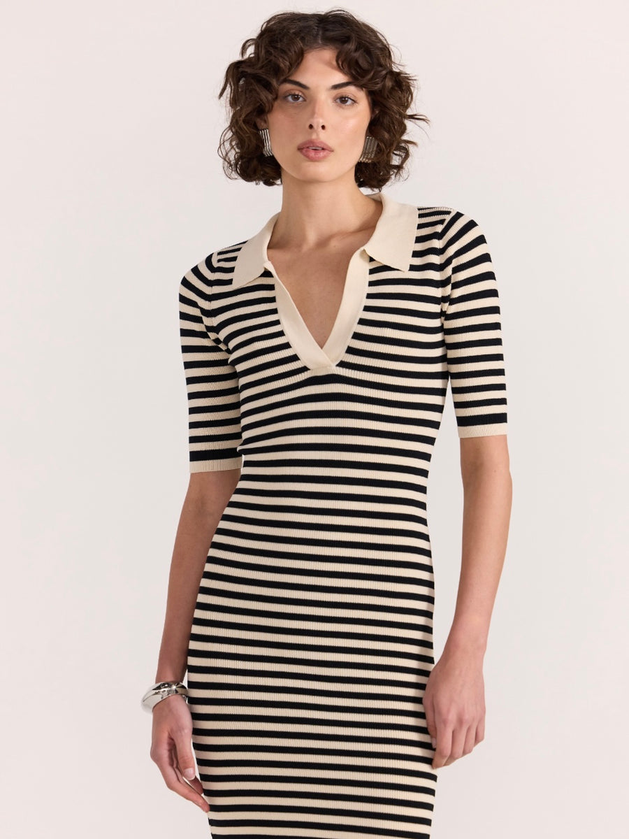 Lana Stripe Knit Dress