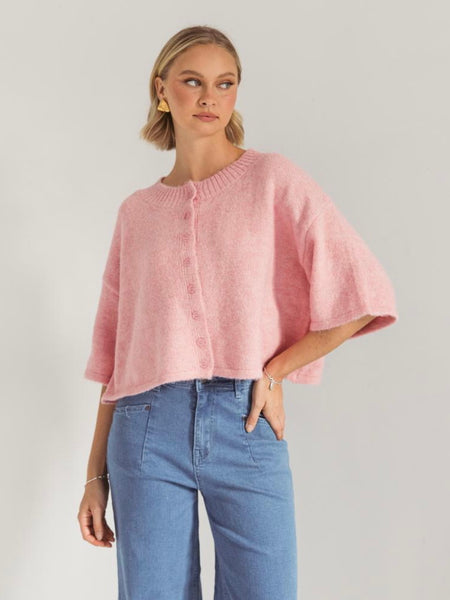 Attar Cardigan - Pink