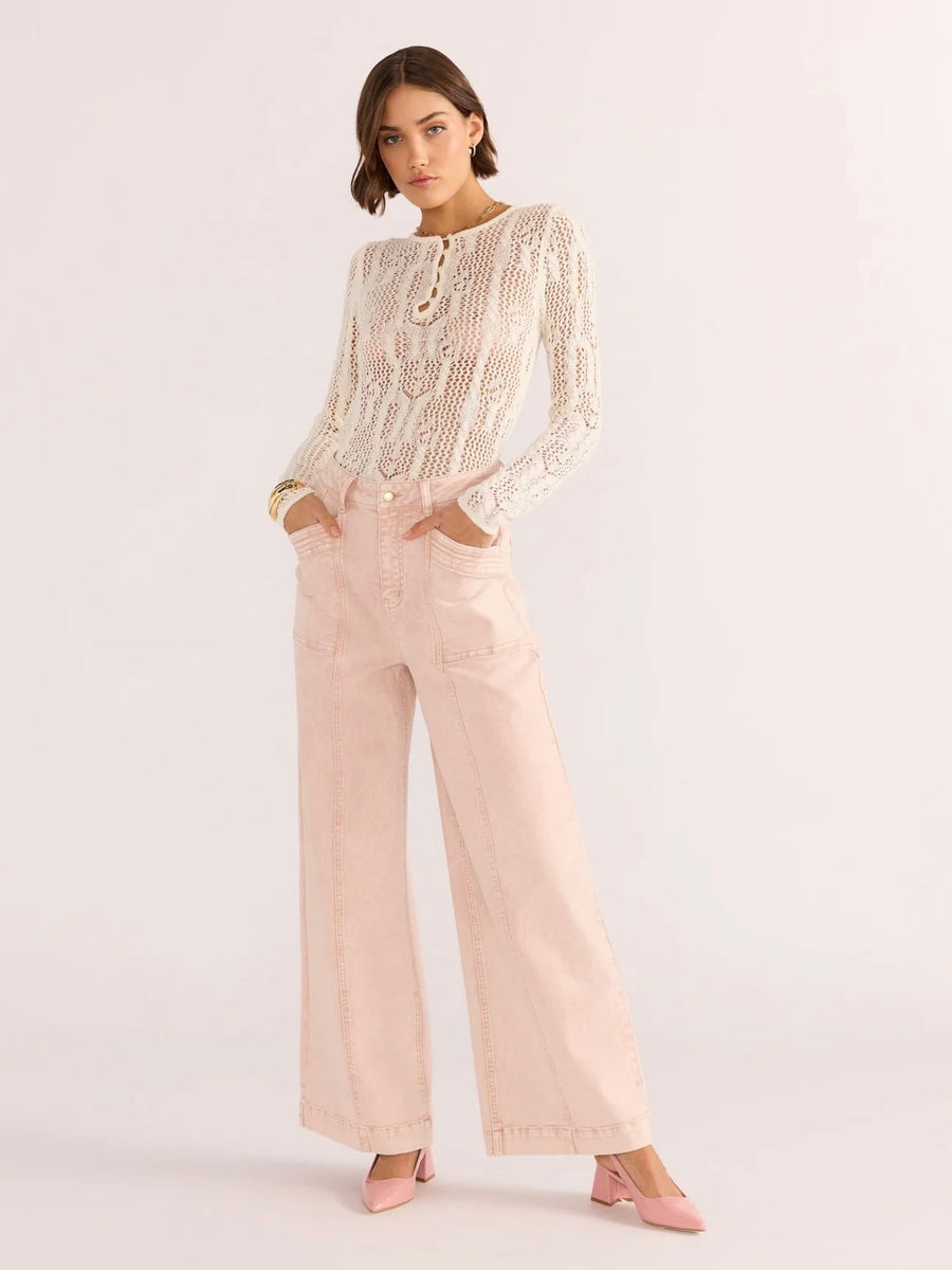Dahlia Denim Panel Jean