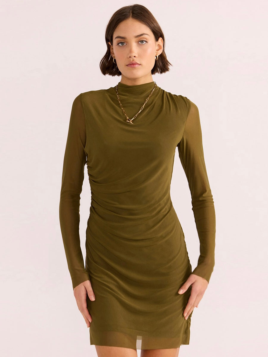 Elodie Mesh Mini Dress