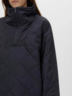 Santal Quilted Pull Over - Navy