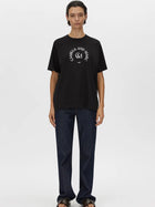 Karine Graphic Tee - Black