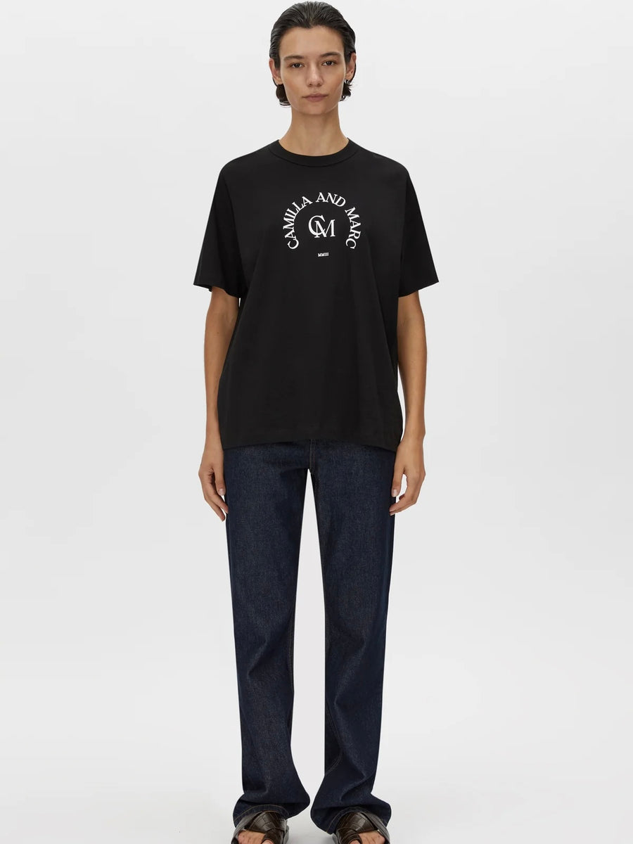 Karine Graphic Tee - Black