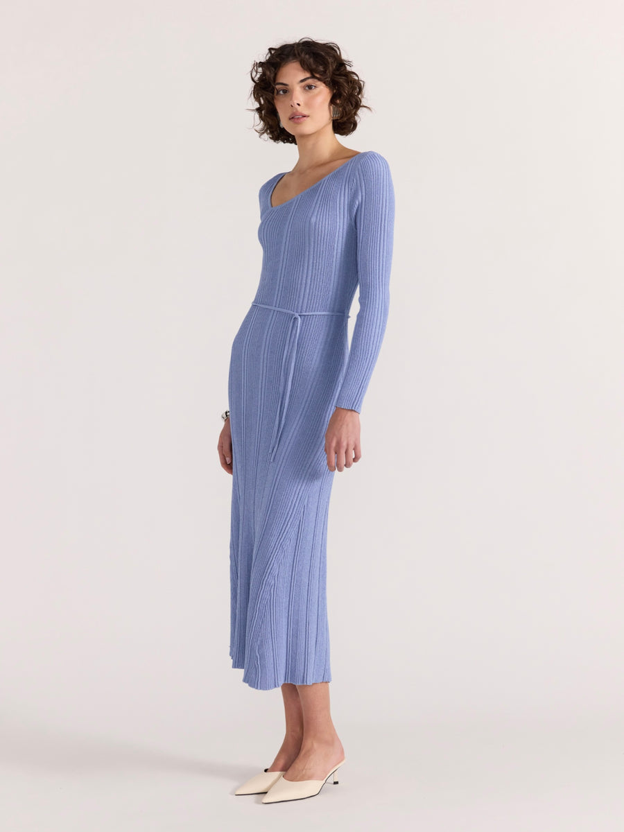 Amira Ribbed Knit Dress