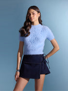 Clover Fluffy Knit Tee