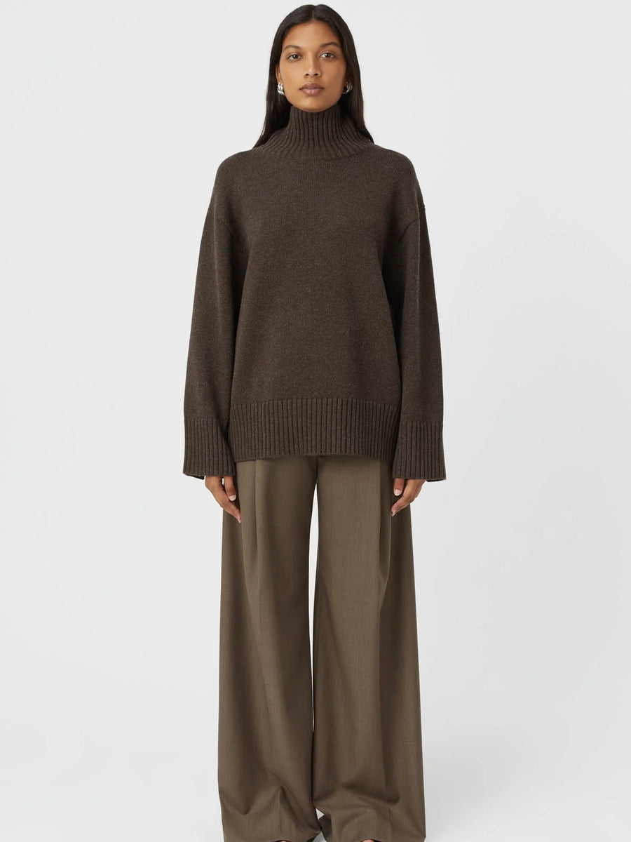 Romeo 2.0 Funnel Neck - Chocolate