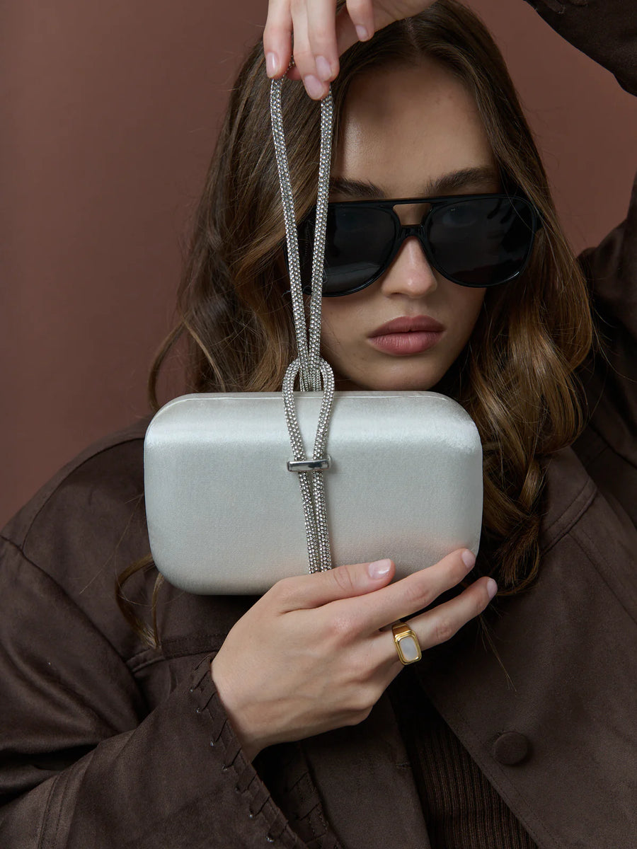 Martini Clutch - Ivory