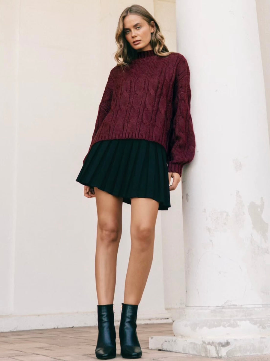 Lola Knit - Wine