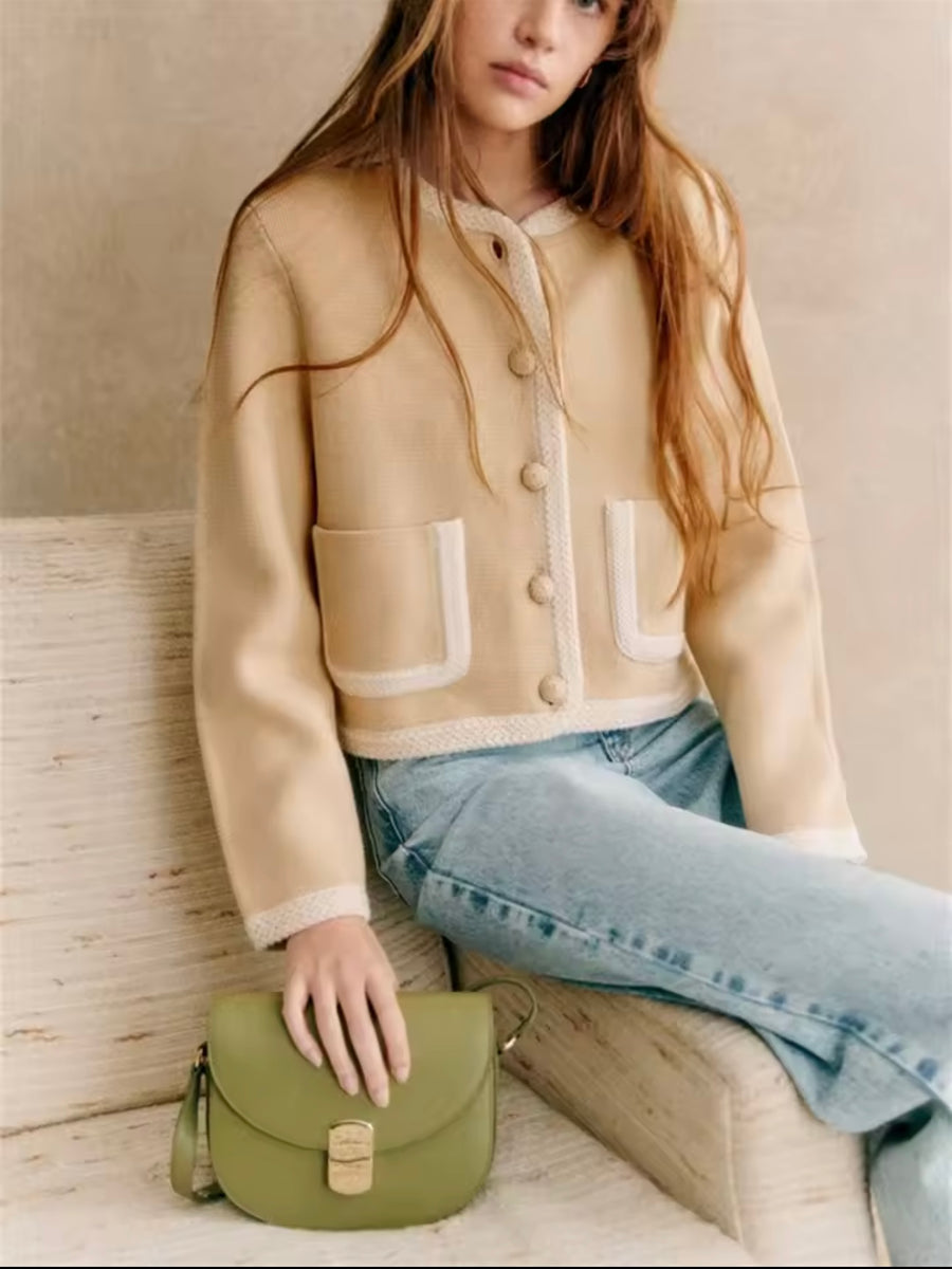 City Contrast Cardi