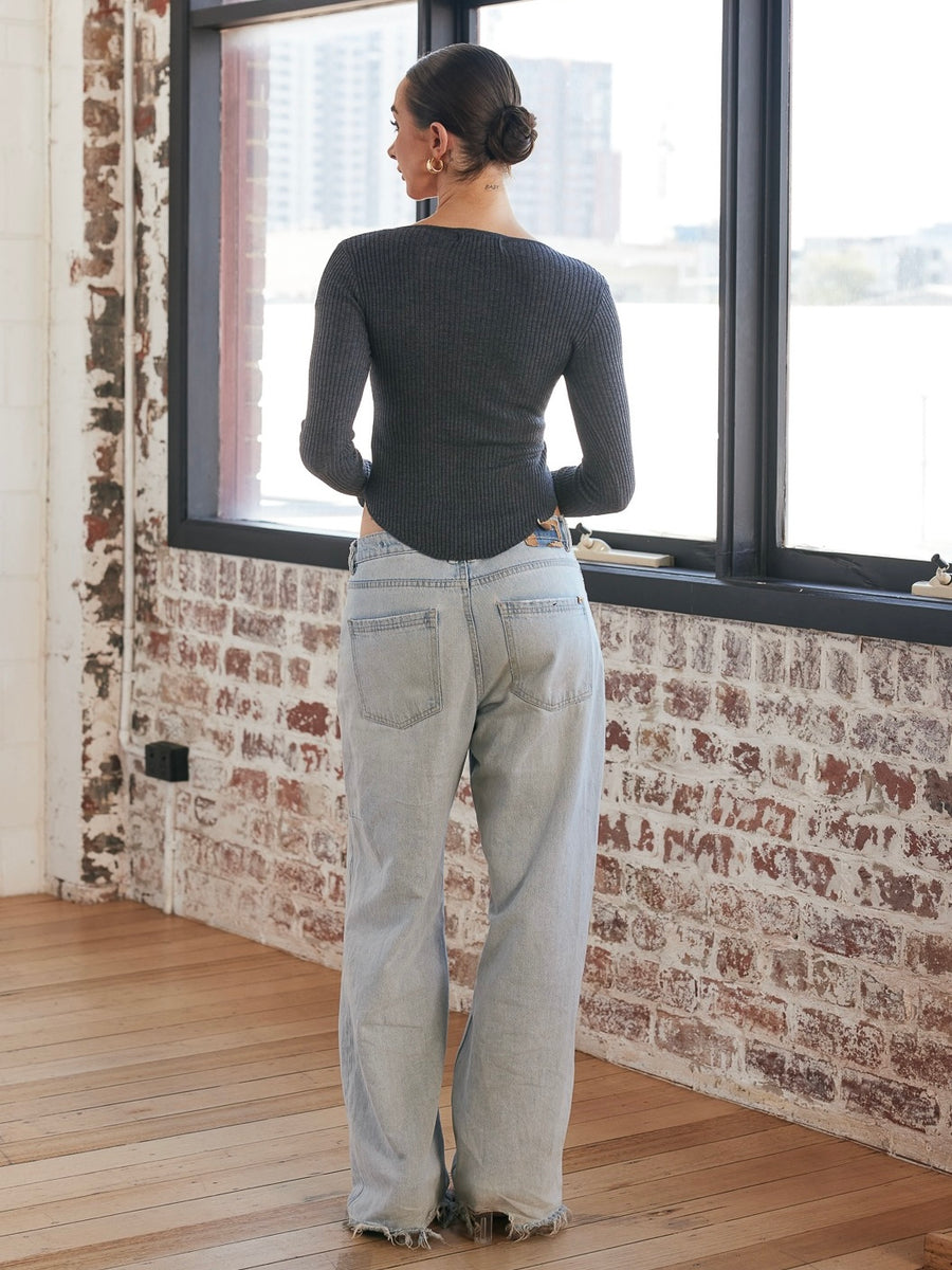 Laurel Top - Charcoal