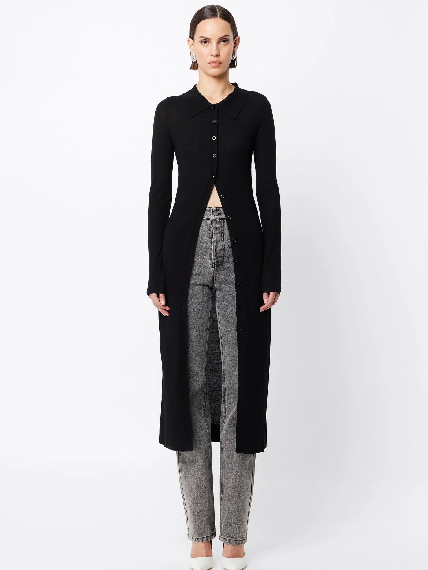 Maine Longline Merino Cardigan