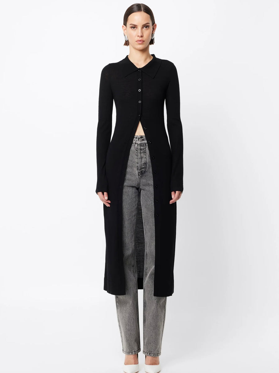 Maine Longline Merino Cardigan