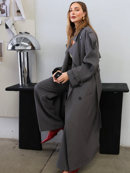 Rhodes Trench - Charcoal
