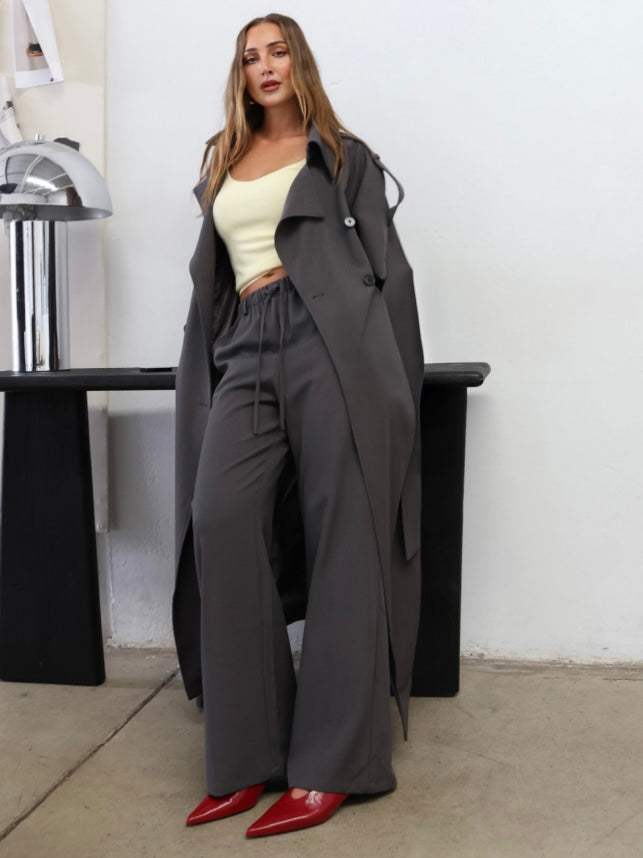 Rhodes Trench - Charcoal