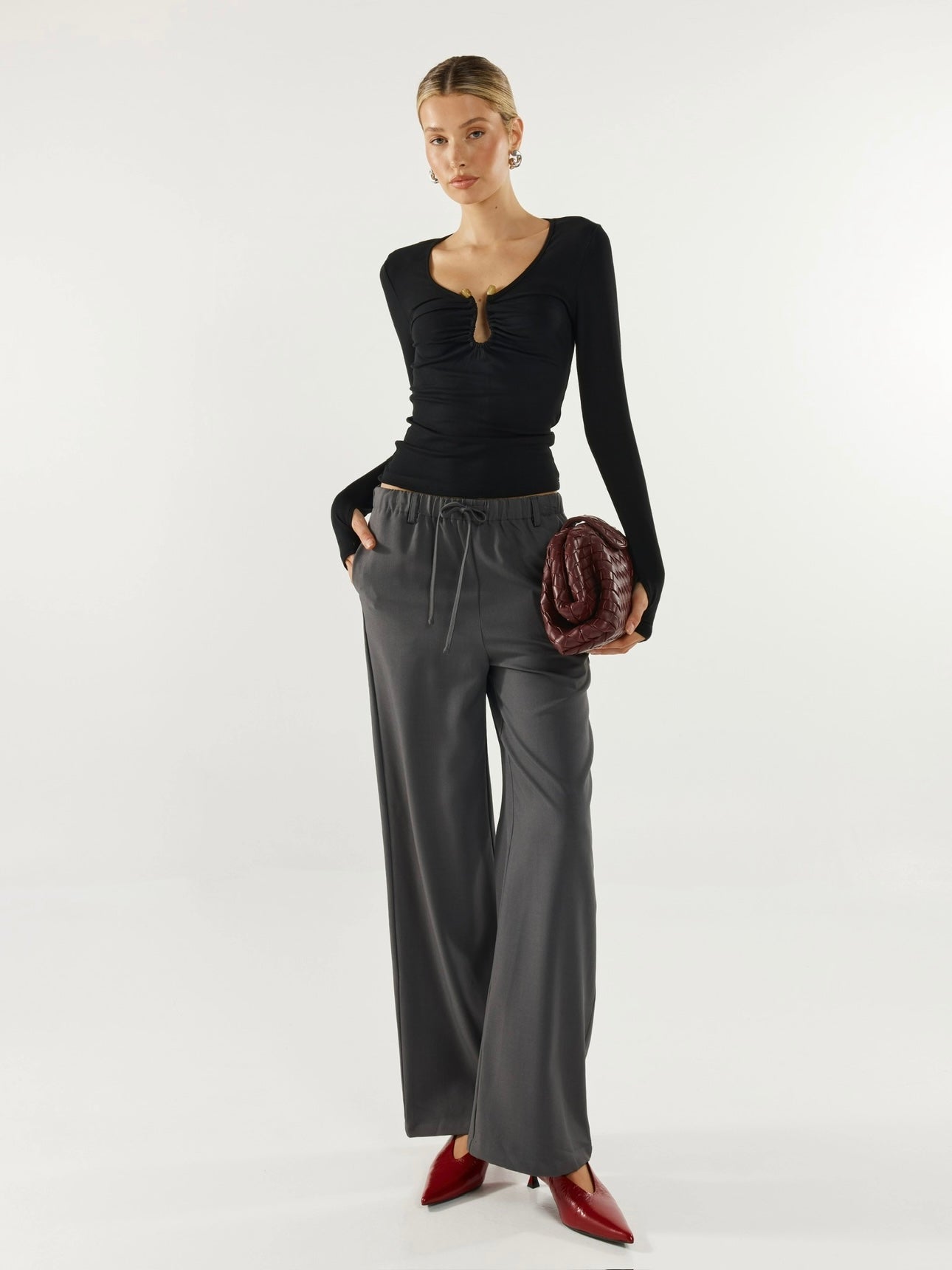 Freja Pant - Charcoal