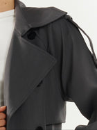 Rhodes Trench - Charcoal