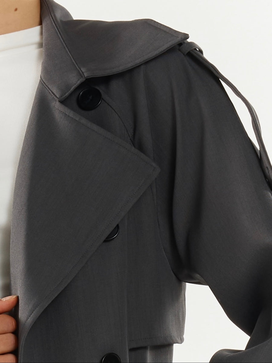 Rhodes Trench - Charcoal