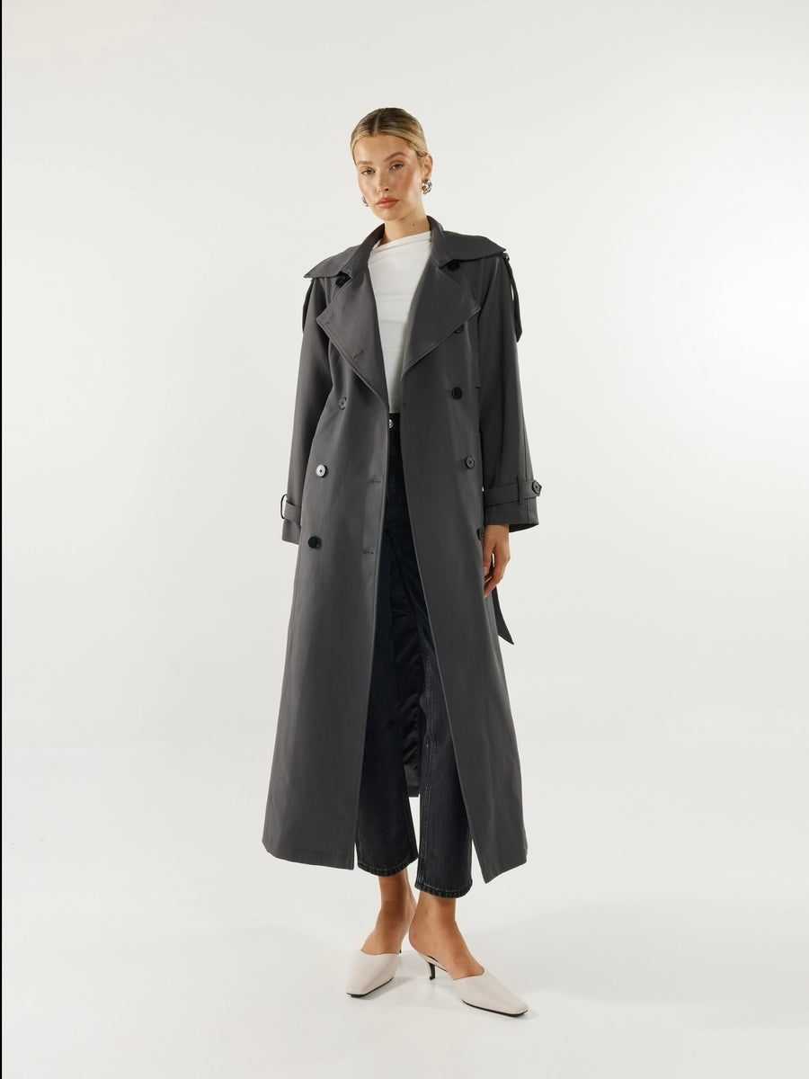 Rhodes Trench - Charcoal