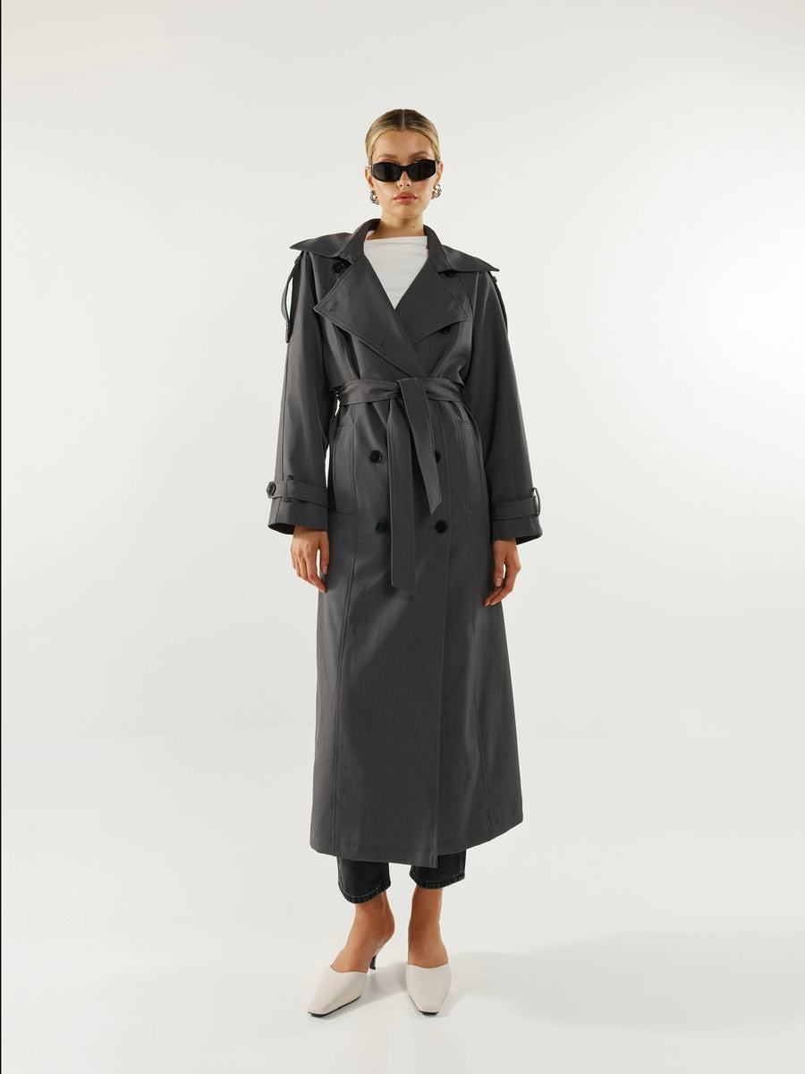 Rhodes Trench - Charcoal