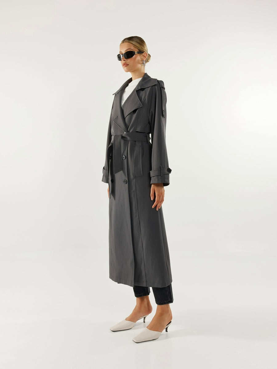 Rhodes Trench - Charcoal