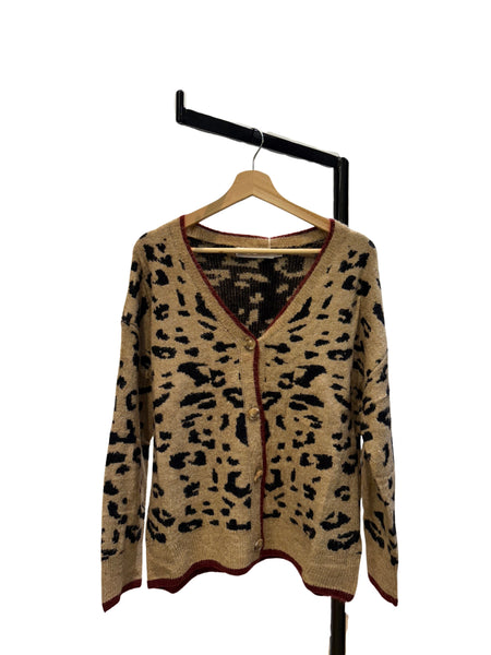 Carlotta Leopard Cardi