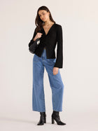 Johnna Button Knit Top