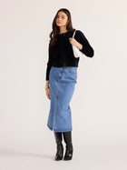 Rowan Fluffy Cardi - Black