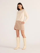 Rowan Fluffy Cardi - Ivory