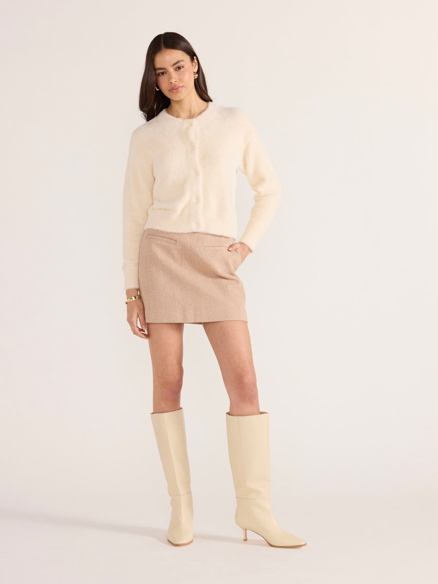 Rowan Fluffy Cardi - Ivory
