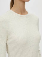 Nora Monogram Top - Ivory Marle