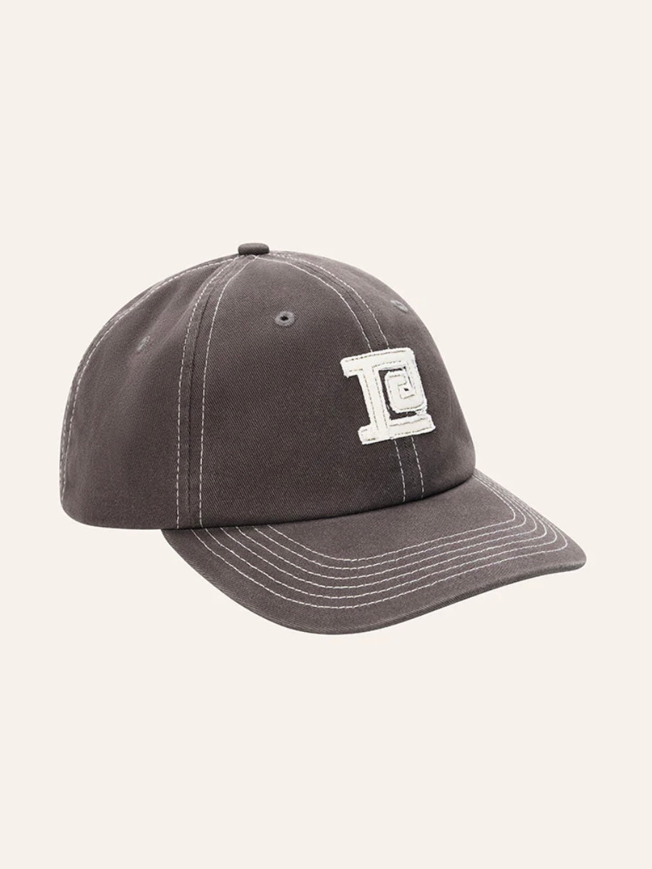 Monogram Cap - Washed Licorice