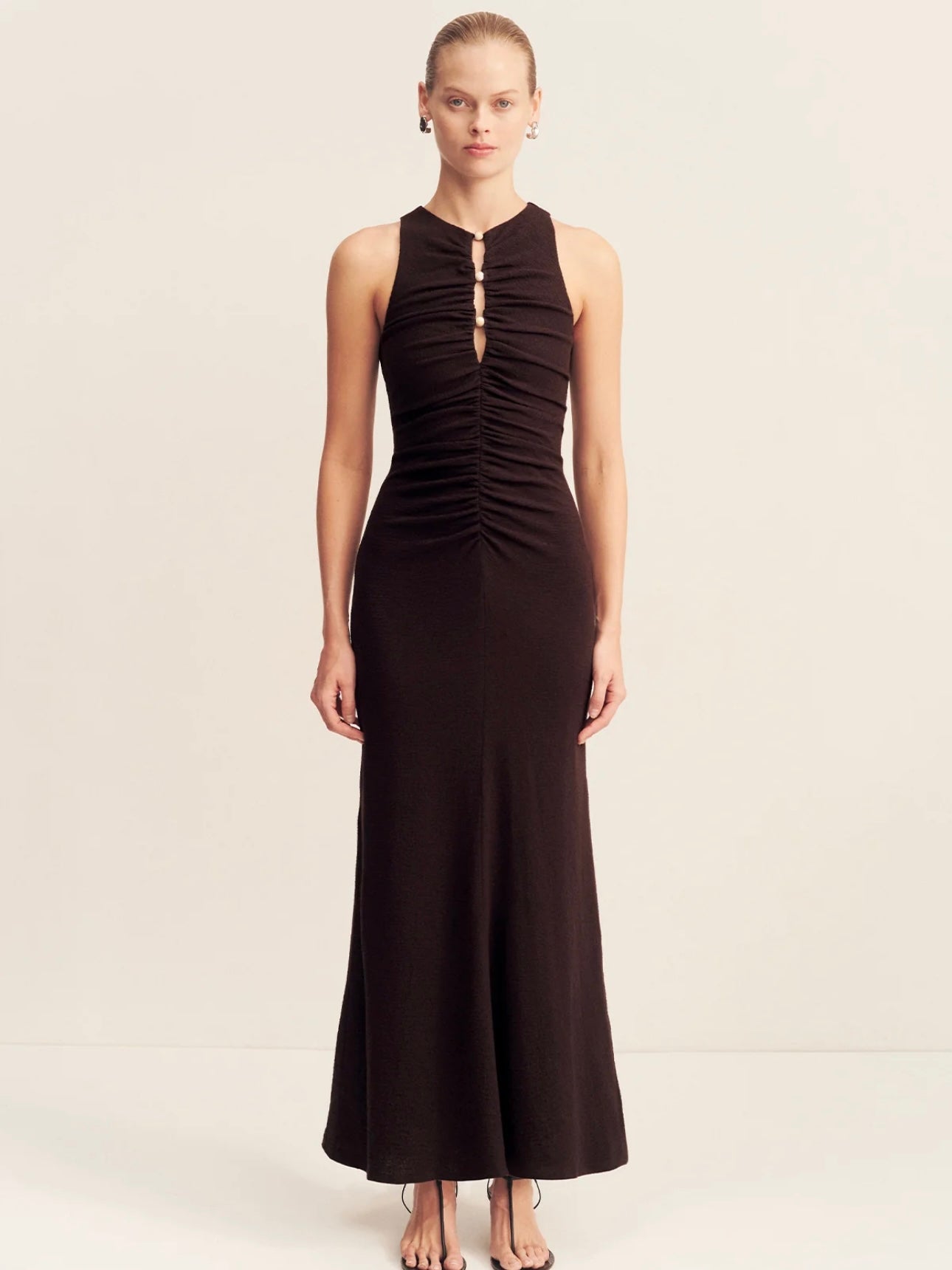 Beau Gathered Maxi Dress