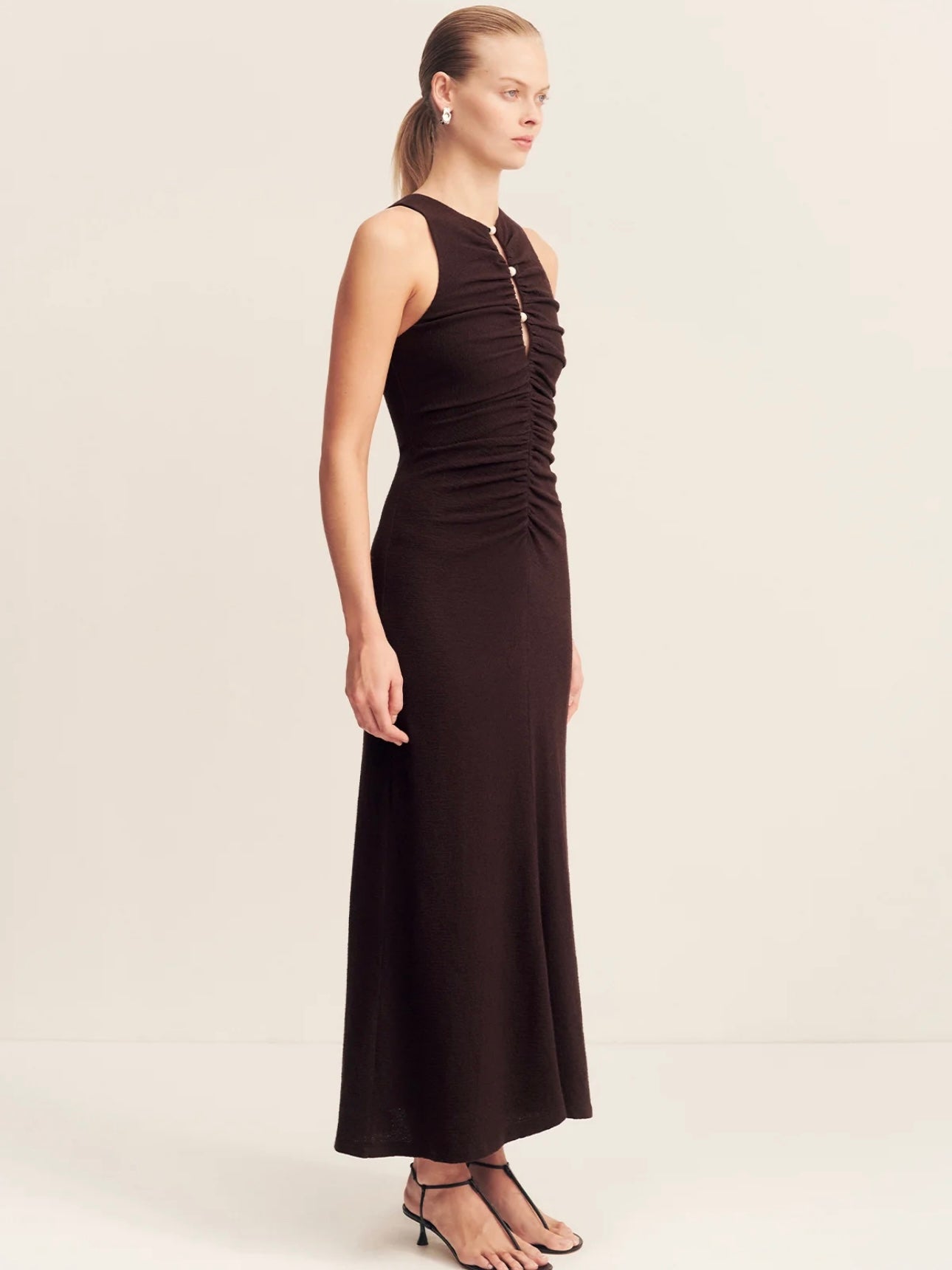 Beau Gathered Maxi Dress