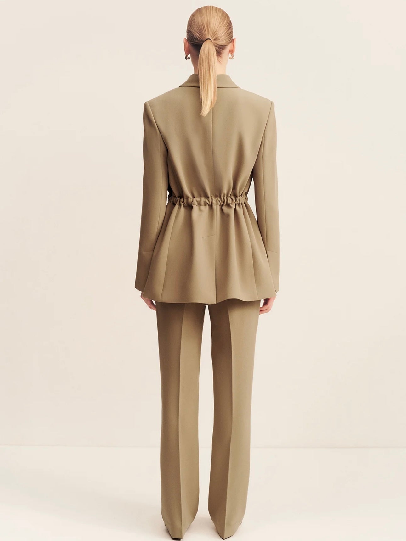 Irena Oversized Belted Blazer